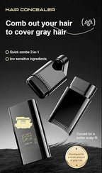 Covering White Hair is Simple and Convenient 20gm - Black